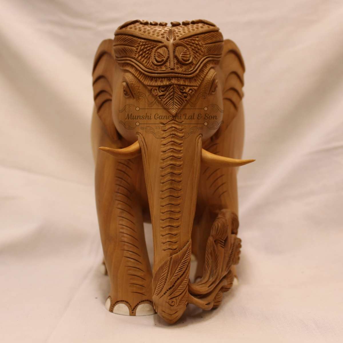 Wooden Crafted Elephant